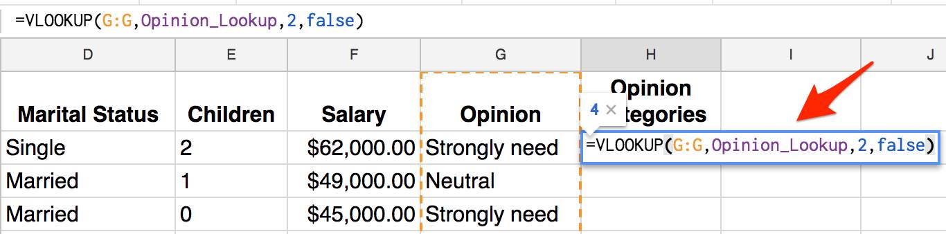 VLOOKUP Function - Opinion