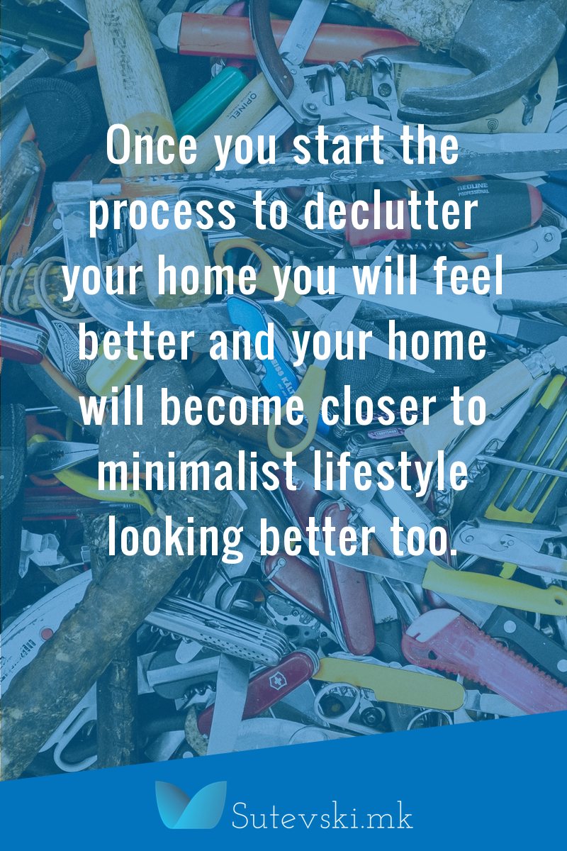 declutter your home process