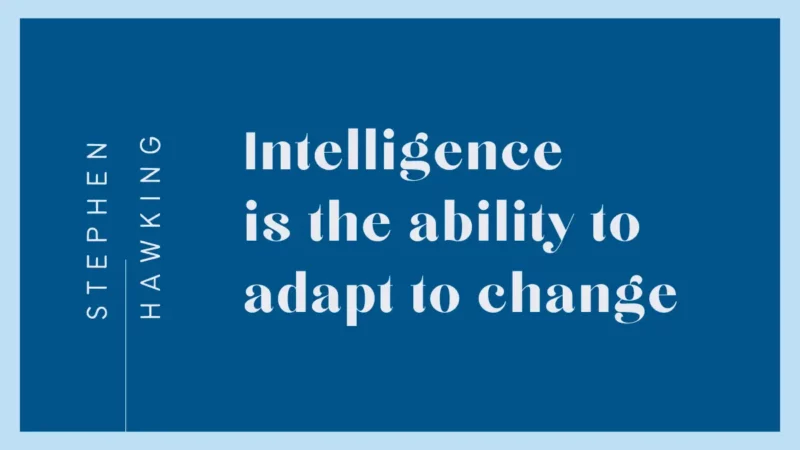 adapting to change quote